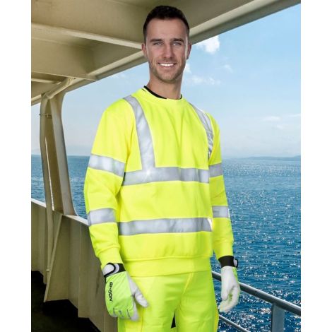 Bluza ostrzegawcza z pasami odblaskowymi Ref301 Hi-Viz Ardon kolor żółty - 2